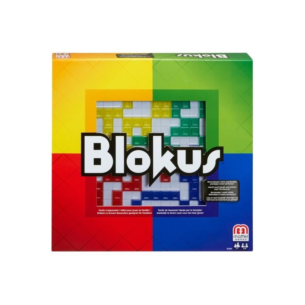 Mattel Games - Blokus - Jeu de Société - 7 ans et + BJV44