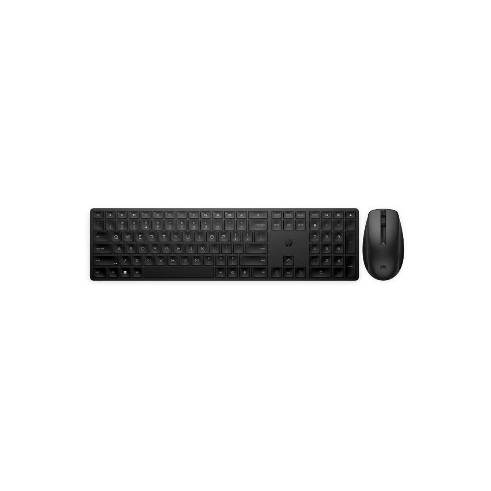 Ensemble Clavier Souris sans fil HP 650 - AZERTY - Noir - Interface Do