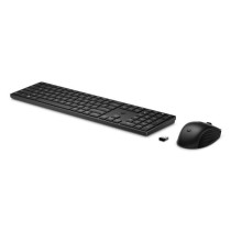 Ensemble Clavier Souris sans fil HP 650 - AZERTY - Noir - Interface Do