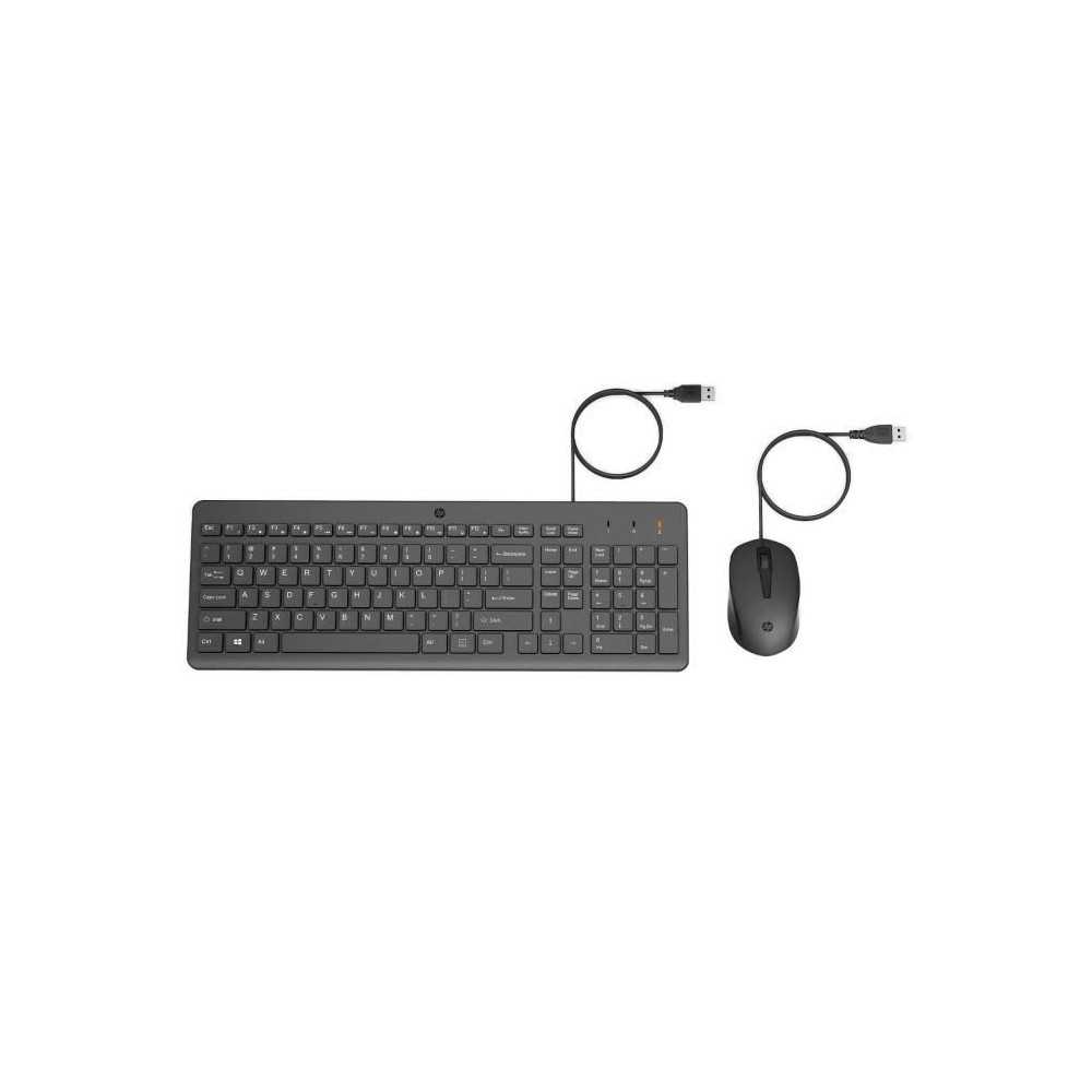 Ensemble Clavier Souris filaires HP 150 - AZERTY