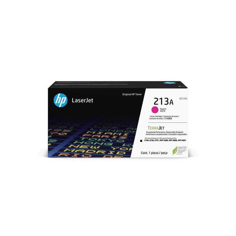 Cartouche de Toner HP 213A Magenta Authentique (W2133A) pour HP LaserJ