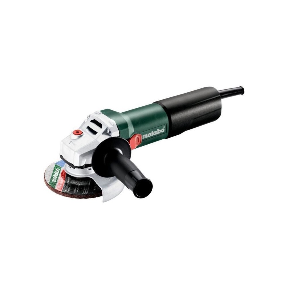 Set Meuleuse d'angle - METABO - WEQ 1400-125 - Ecrou de serrage M-Quick