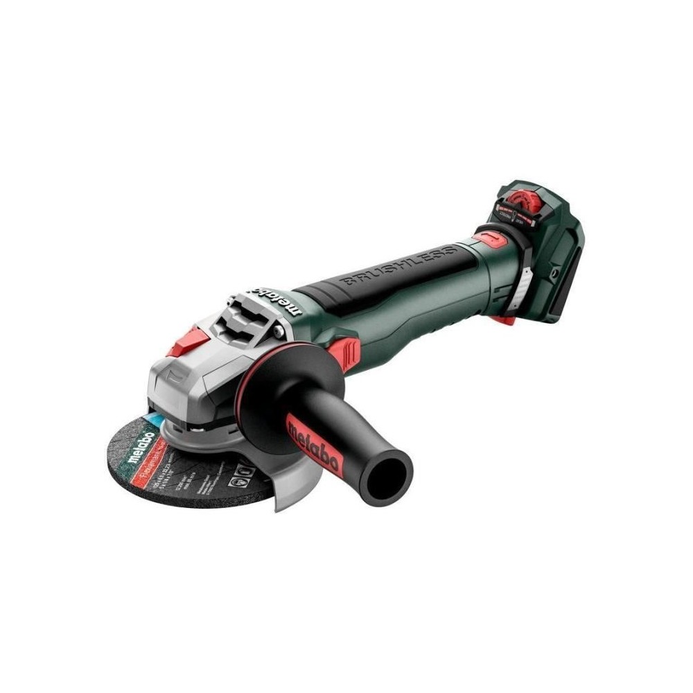 Meuleuse sans fil - METABO - WVB 18 LT BL 11-125 Quick - 18V - Béton - Professionnelle