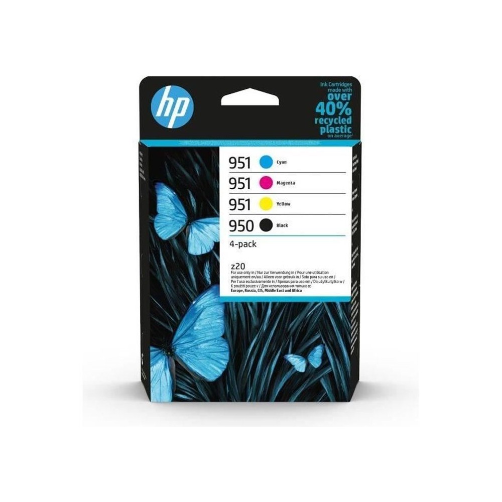 Cartouches d'encre HP 950/951 authentiques pour OfficeJet Pro 8600 - P