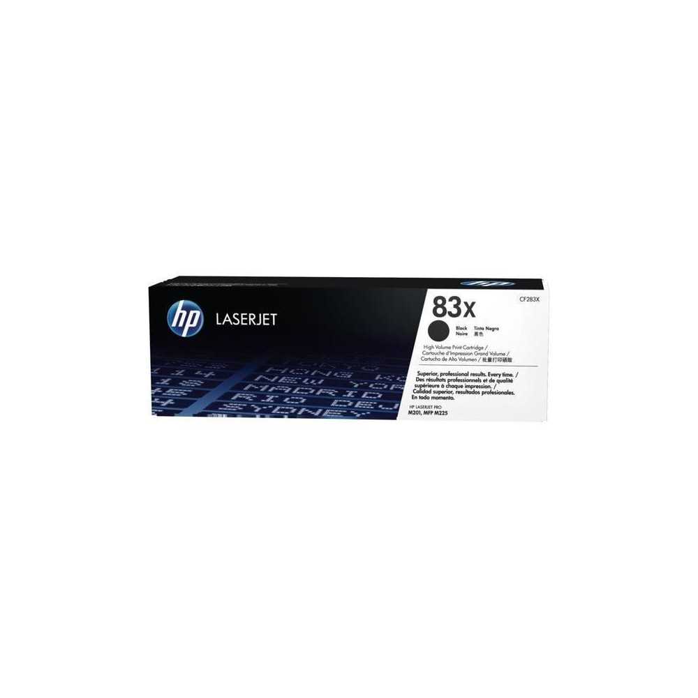 Cartouche de toner HP 83X noir grande capacité pour LaserJet Pro M201