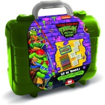 Travel Set - MULTIPRINT - 42884 - 5 tampons Tortues Ninja, 10 crayons