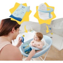 Badabulle Baignoire pour Bébé Baleine, Made in Europe, Peut contenir