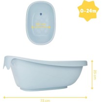 Badabulle Baignoire pour Bébé Baleine, Made in Europe, Peut contenir