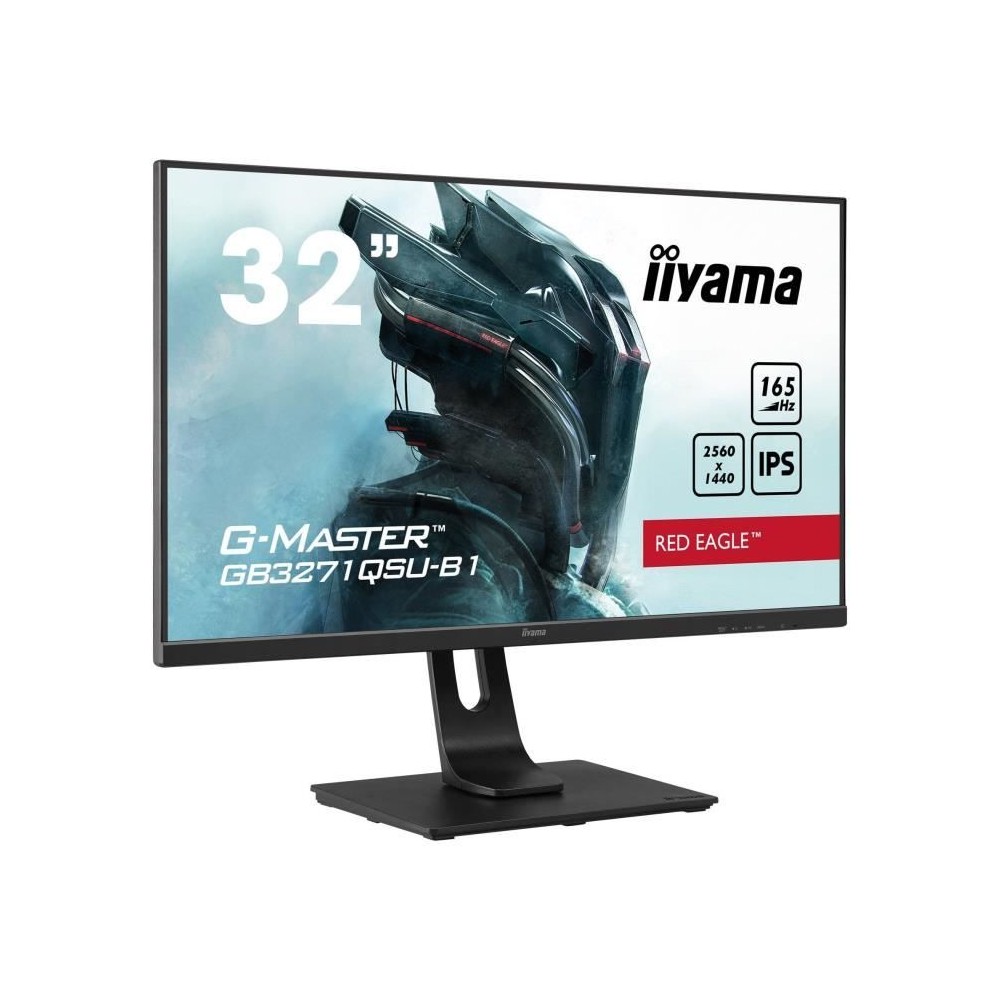 Ecran PC Gamer - IIYAMA G-Master Red Eagle - 31,5 WQHD - Dalle IPS - 1