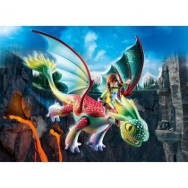 PLAYMOBIL - 71083 - Dragons Nine Realms: Feathers & Alex - Figurine de dragon amovible