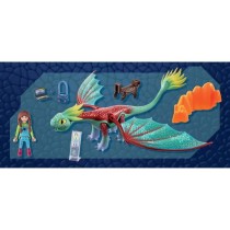 PLAYMOBIL - 71083 - Dragons Nine Realms: Feathers & Alex - Figurine de dragon amovible