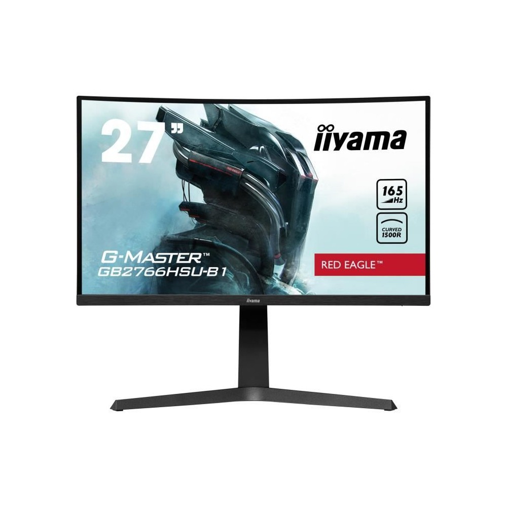 Ecran PC Gamer incurvé - IIYAMA GB2766HSU-B1 - G-MASTER - 27 FHD - Da