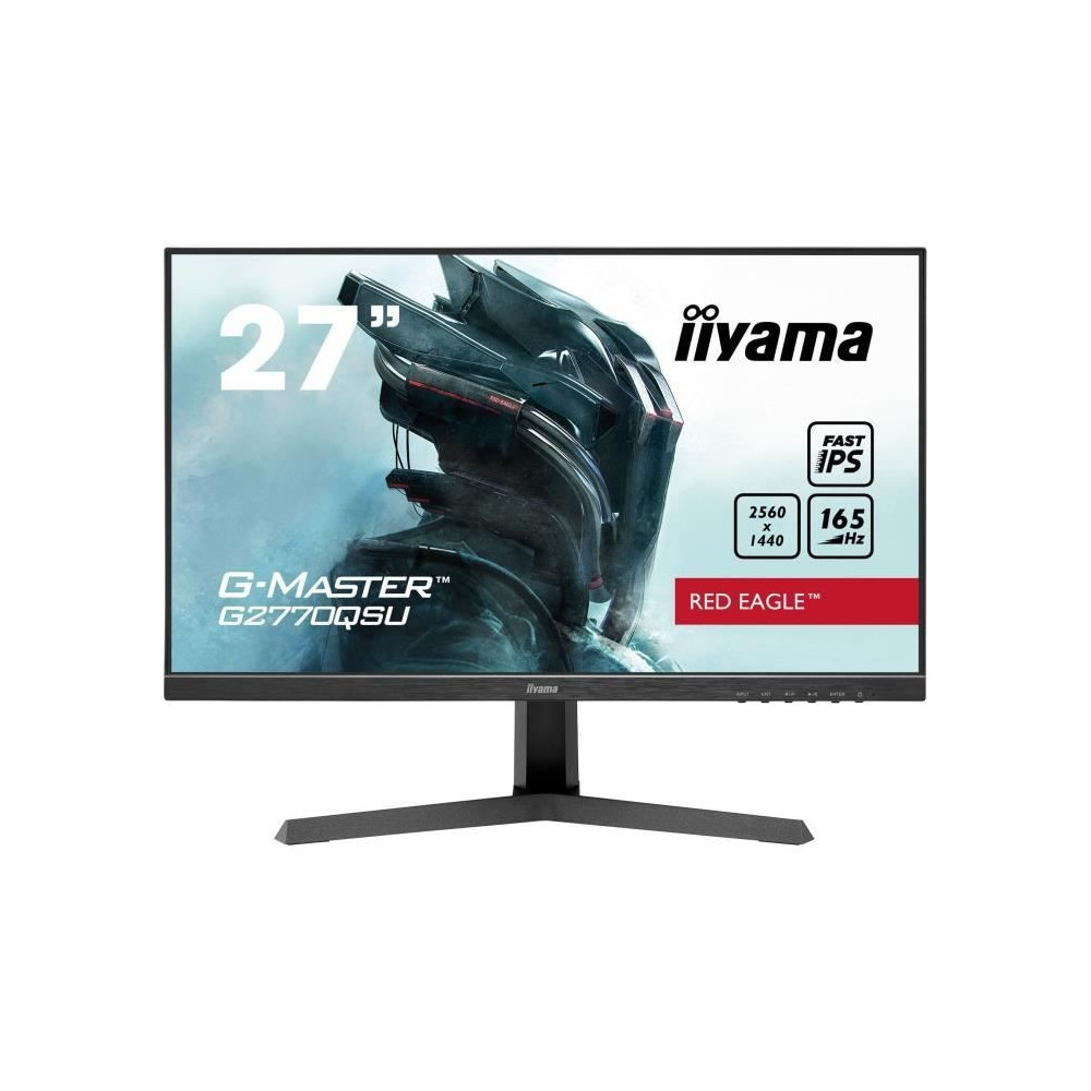 Ecran PC Gamer - IIYAMA - G-Master Red Eagle - G2770QSU-B1 - 27 WQHD -