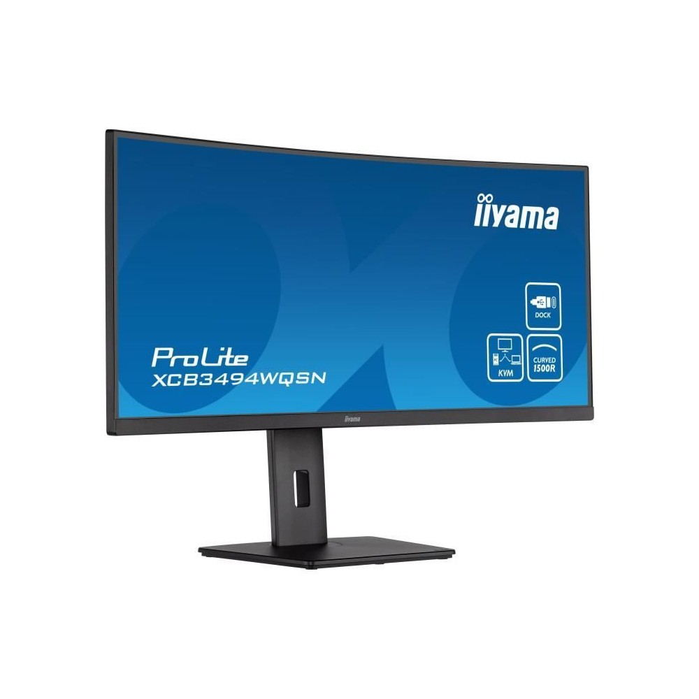 Ecran PC Incurvé - IIYAMA XCB3494WQSN-B5 - 34 UWQHD - Dalle VA - 0.4