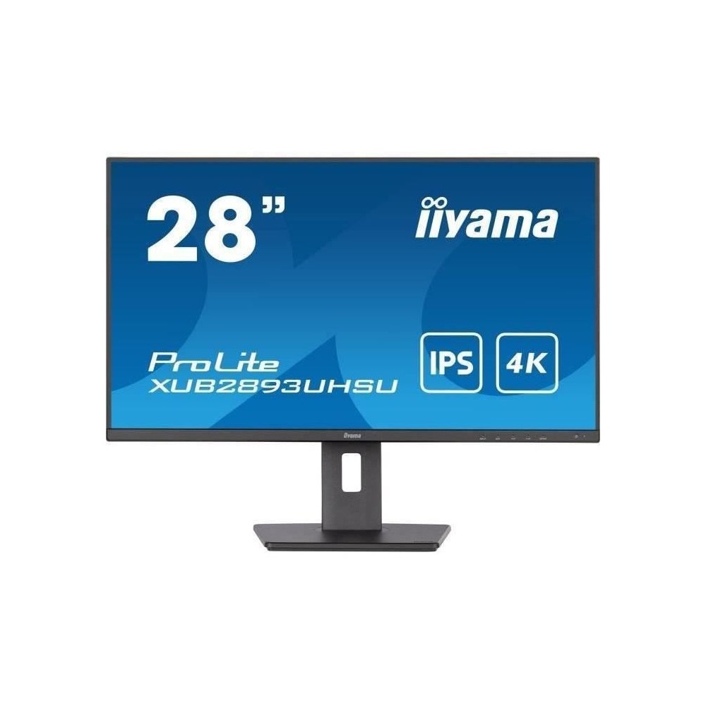 Ecran PC - IIYAMA ProLite XUB2893UHSU-B5 - 28 4K - Dalle IPS - 3ms - 7