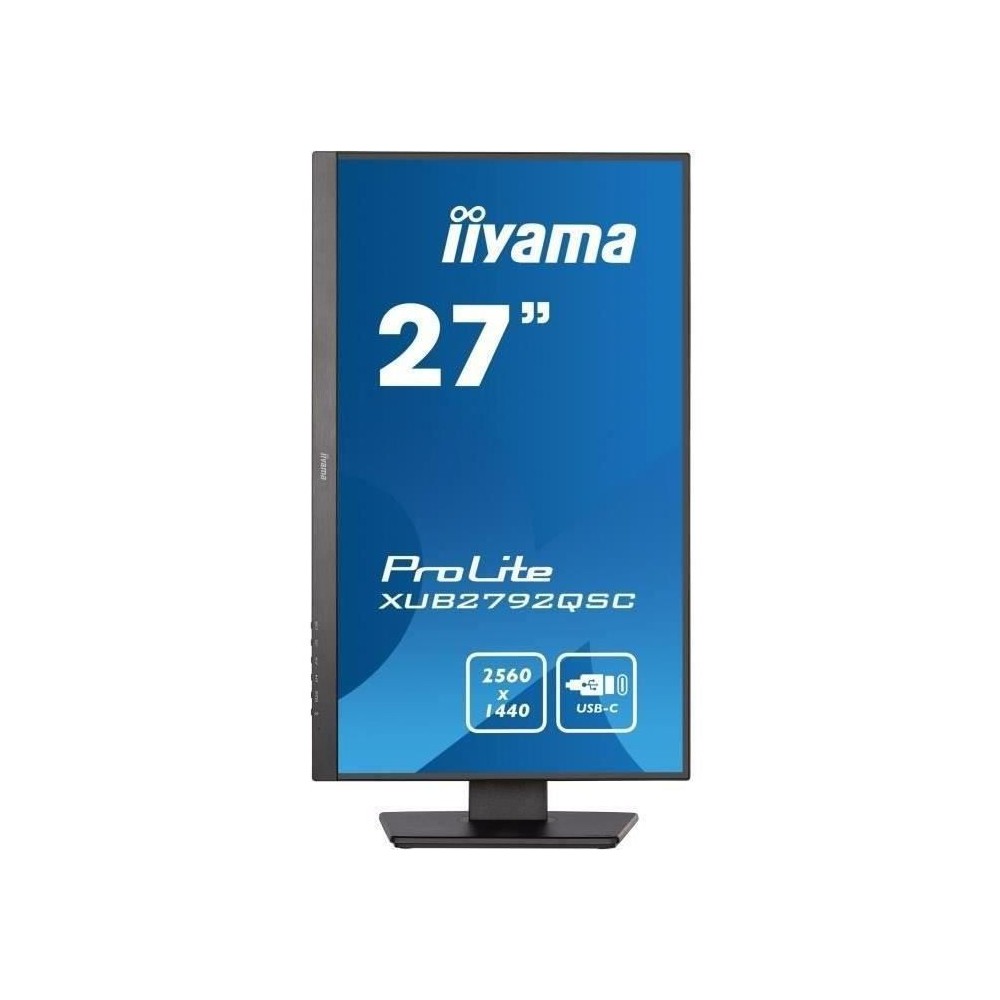 Ecran PC - IIYAMA Prolite XUB2792QSC-B5 - 27 WQHD - Dalle IPS - 4 ms -