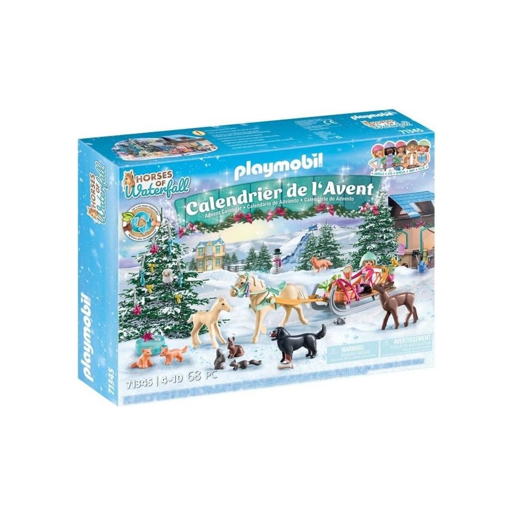 Calendrier de l'Avent PLAYMOBIL - Equestre - La magie de Noël - 24 surprises