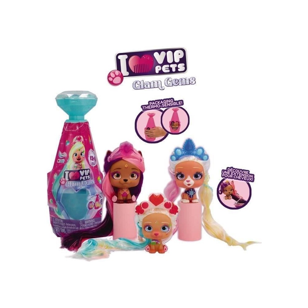 VIP Pets Glam Gems - A partir de 3 ans