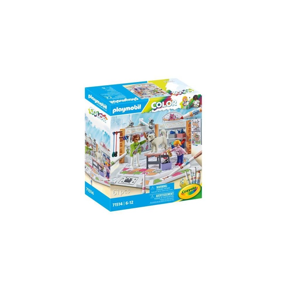 PLAYMOBIL - 71514 - Salon de toilettage