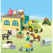 PLAYMOBIL JUNIOR - 71656 - Ferme tracteur et animaux