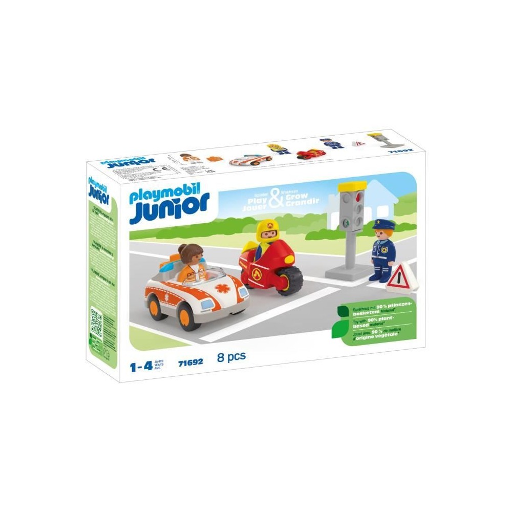 PLAYMOBIL JUNIOR - 71692 - Héros du quotidien