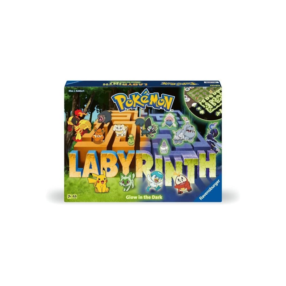 Ravensburger–Jeu de société classique–Labyrinthe Pokémon–Jeu de plateau-Jeu de réflexion-Enfant et Famille–Des 7 ans