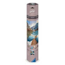 Ravensburger–CreArt Toiles 30x40 cm–Lake views–Peinture par numéros–Adulte-Activité détente et créative–Des 12 ans