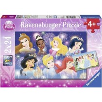 Puzzle Disney Princesses 2x24 pieces - Ravensburger - Pour enfants des 4 ans