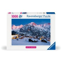 Ravensburger-Puzzle 1000p-L‘Oberland bernois, Mürren (Highlights)-Adultes & enfants-Des 14 ans-Puzzle de qualité supérieure