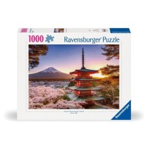 Ravensburger-Puzzle 1000 pieces-Cerisiers en fleurs du Mont Fuji-Adultes et enfants-Des 14 ans-Puzzle de qualité supérieure-12