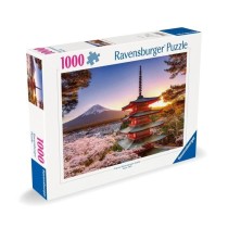 Ravensburger-Puzzle 1000 pieces-Cerisiers en fleurs du Mont Fuji-Adultes et enfants-Des 14 ans-Puzzle de qualité supérieure-12