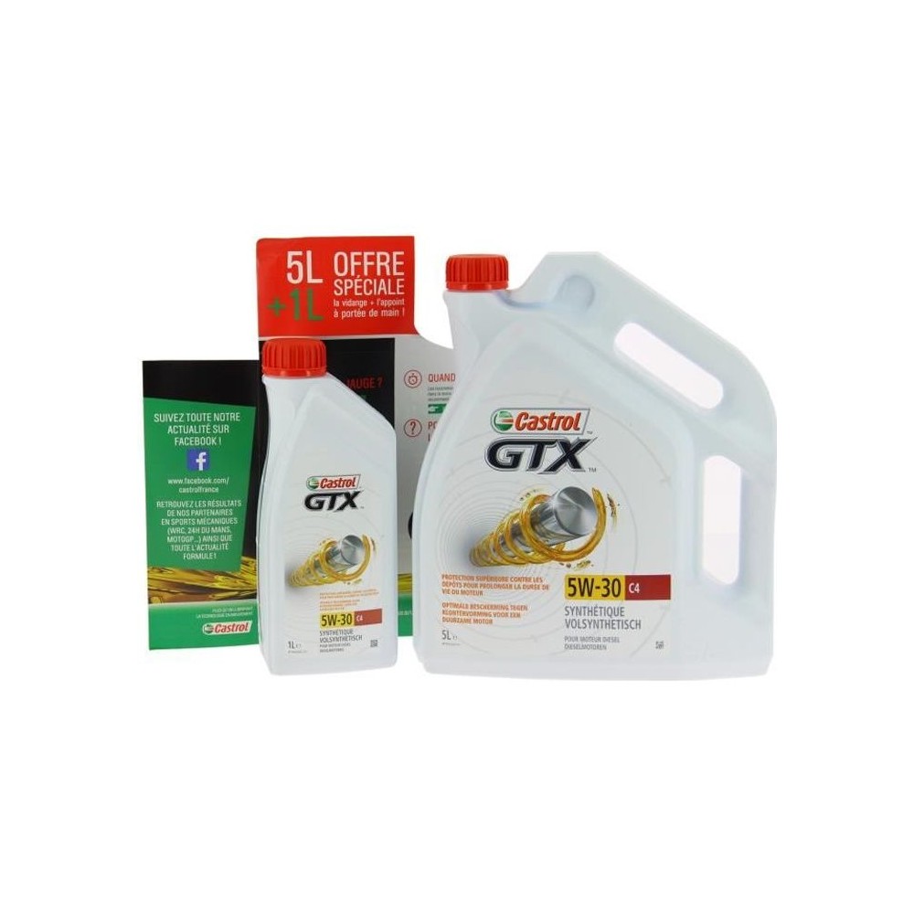 CASTROL GTX 5W-30 C4 5L+1L