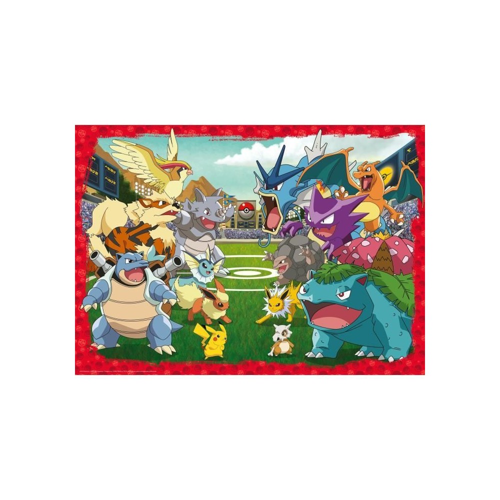 Ravensburger-Puzzle 1000 pieces-L'affrontement des Pokémon-Adultes & enfants dés 14 ans-Puzzle de qualité supérieure-1200062