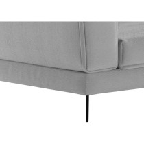 Canapé d'angle droit convertible IMPERIAL 5 places - Tissu gris clair