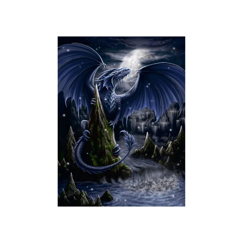 Ravensburger - Puzzle 1500 pieces - Le dragon bleu - Adultes & enfants des 14 ans - Puzzle de qualité supérieure 80x60cm -1200