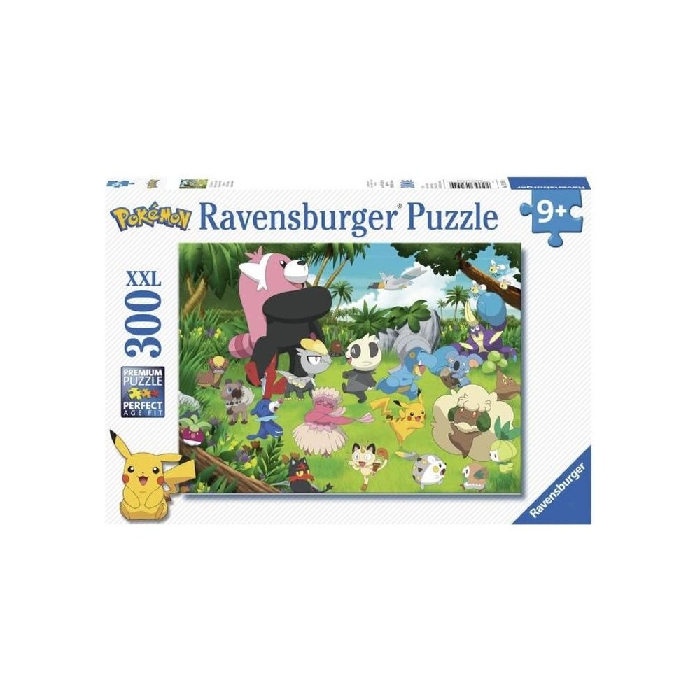 POKÉMON Puzzle 300 pieces XXL - Pokémon sauvages - Ravensburger - Puzzle Enfant 300 pieces - Des 9 ans