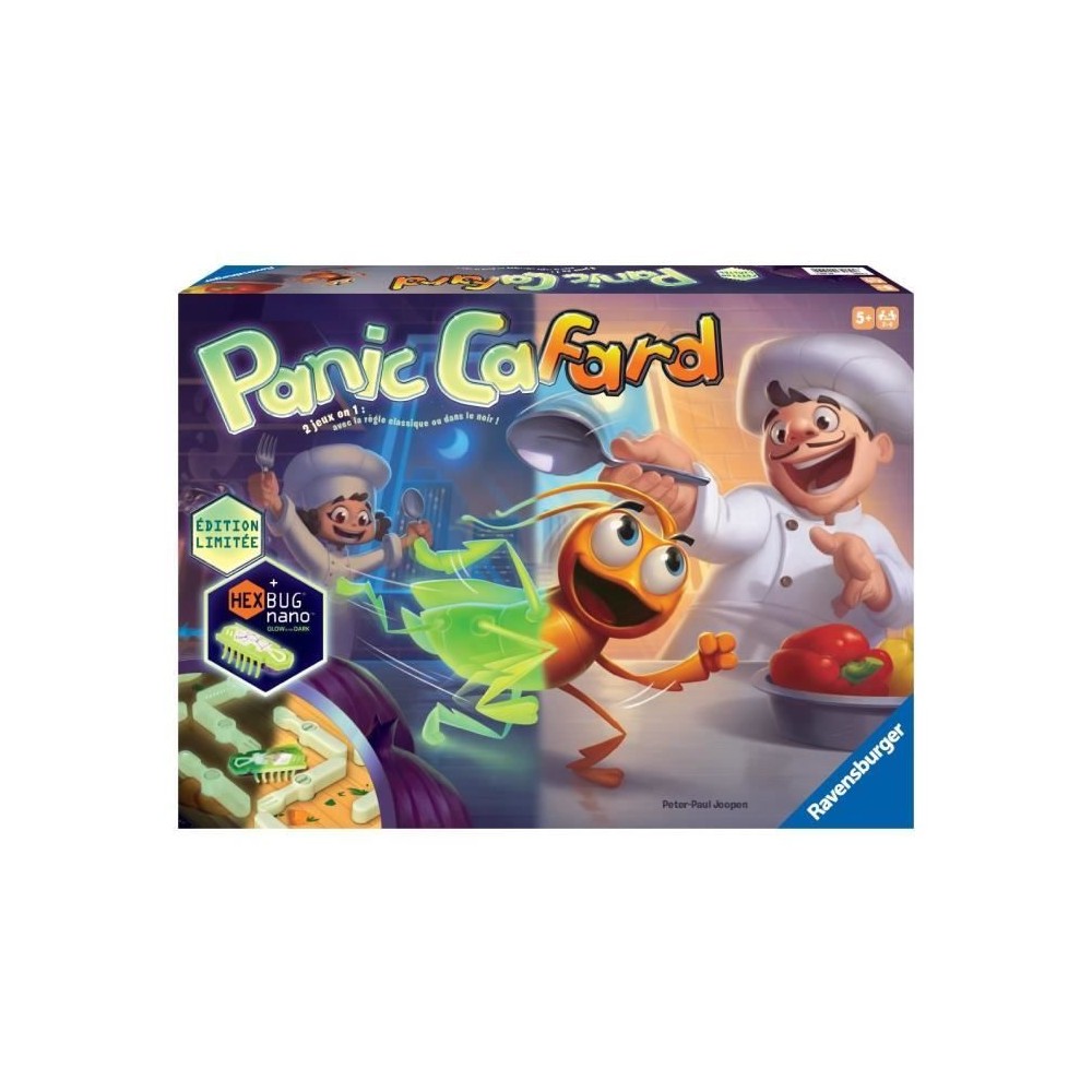 Ravensburger-Panic Cafard-Édition 10eme anniversaire Phosphorescente-Jeu de rapidité rigolo-Enfants&Parents-Des 5 ans-Mixte-20