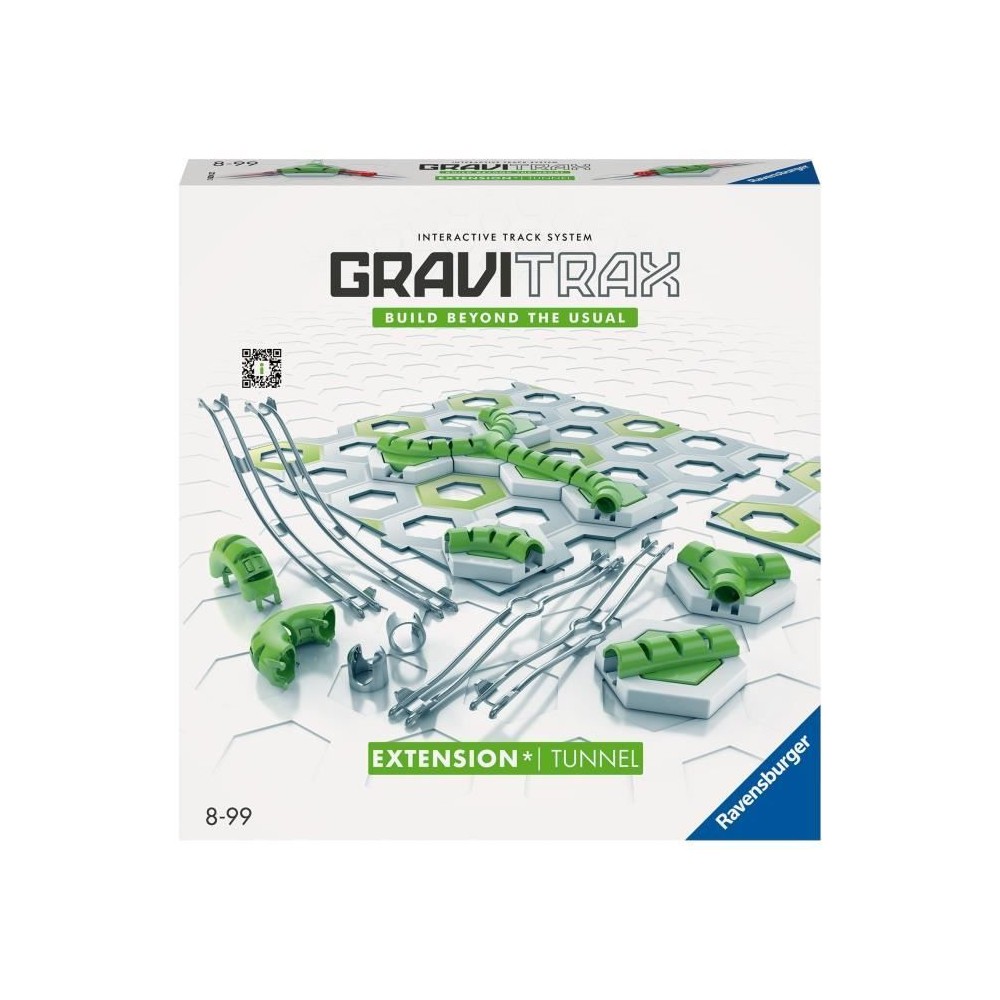 Ravensburger-GraviTrax Set d'extension Tunnels-18p.-Circuit de billes-Construction-Parcours de billes a construire-Des 8 ans-224