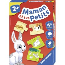 Jeu éducatif Ravensburger - Maman et ses petits - Découverte des animaux - A partir de 2 ans