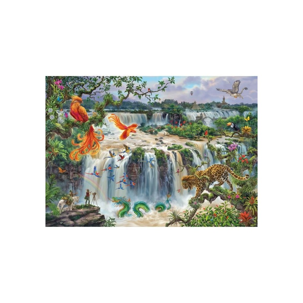 Puzzle 1000 pieces, Chutes d'eau, Adultes&enfants des 14 ans, Puzzle de qualité supérieure, 12000853, Edition 50 ans, Ravensbu