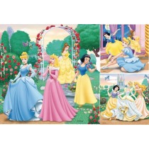 Puzzles Disney Princesses - Ravensburger - Lot de 3 puzzles de 49 pieces - Des 5 ans