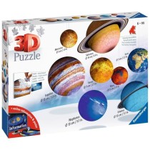 Puzzle 3D Systeme solaire - Ravensburger - 8 planetes - 522 pieces - Des 6 ans