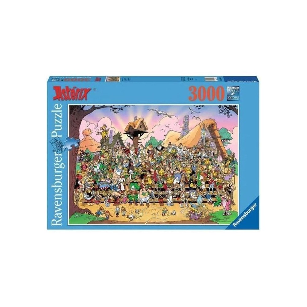 Puzzle adulte 3000 pieces - L'univers Astérix - Personnages - Ravensburger