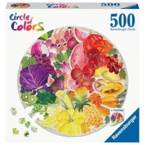 Puzzle rond 500 pieces Ravensburger - Fruits et légumes (Circle of Colors)