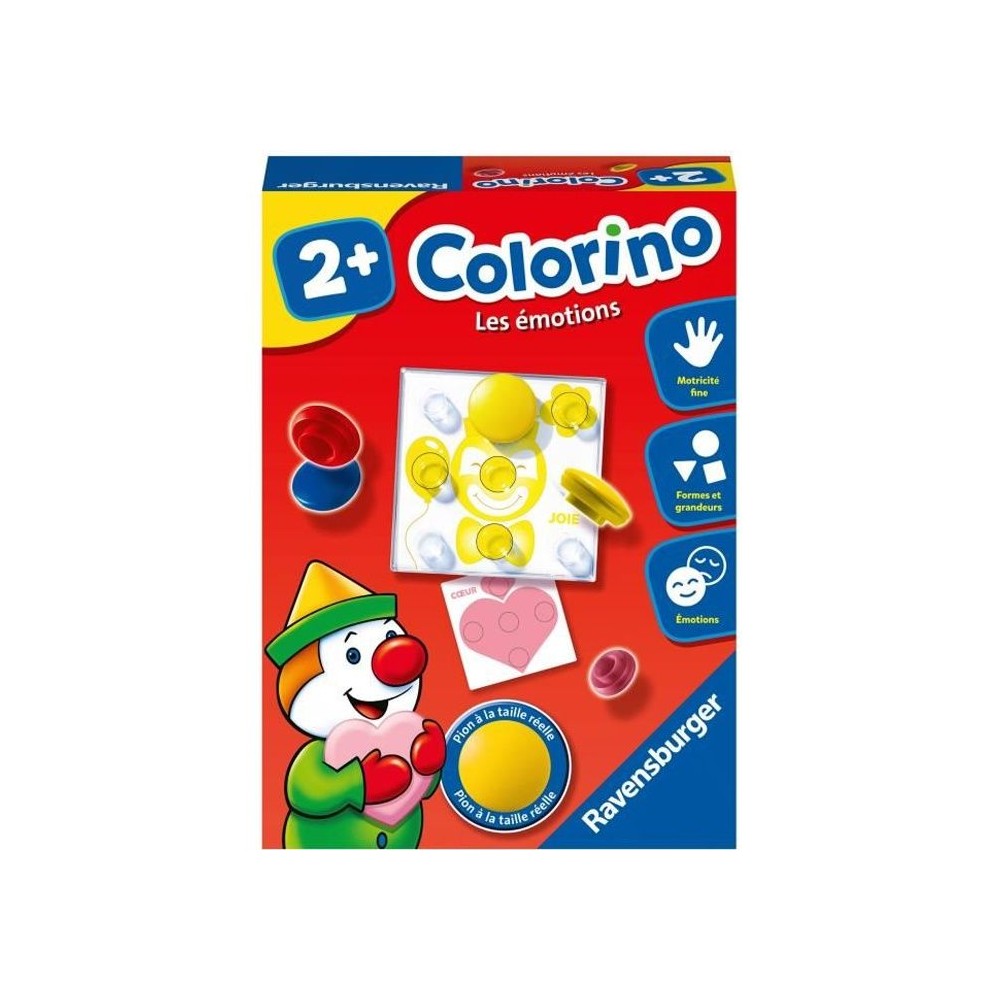 Colorino Les émotions - Jeu éducatif - Apprentissage des couleurs - Activités créatives enfant - Ravensburger - Des 2 ans