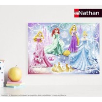 Puzzle 100 pieces - Princesses étincelantes - Disney Princesses - Trieurs de pieces - Nathan