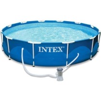 Kit Piscine Tubulaire Métal - Intex