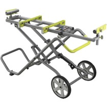 RYOBI - Support universel a roulettes pour scie a coupe d'onglets - ajust. levier - pliable - extension 2 790 mm - 27 kg - RLSW0