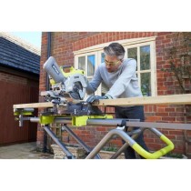 RYOBI - Support universel a roulettes pour scie a coupe d'onglets - ajust. levier - pliable - extension 2 790 mm - 27 kg - RLSW0