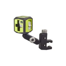 RYOBI - Laser croix vert - portée 15 m - précision +/- 0,5 mm - Livré avec une pince de fixation et 2 piles - RBCLLG1